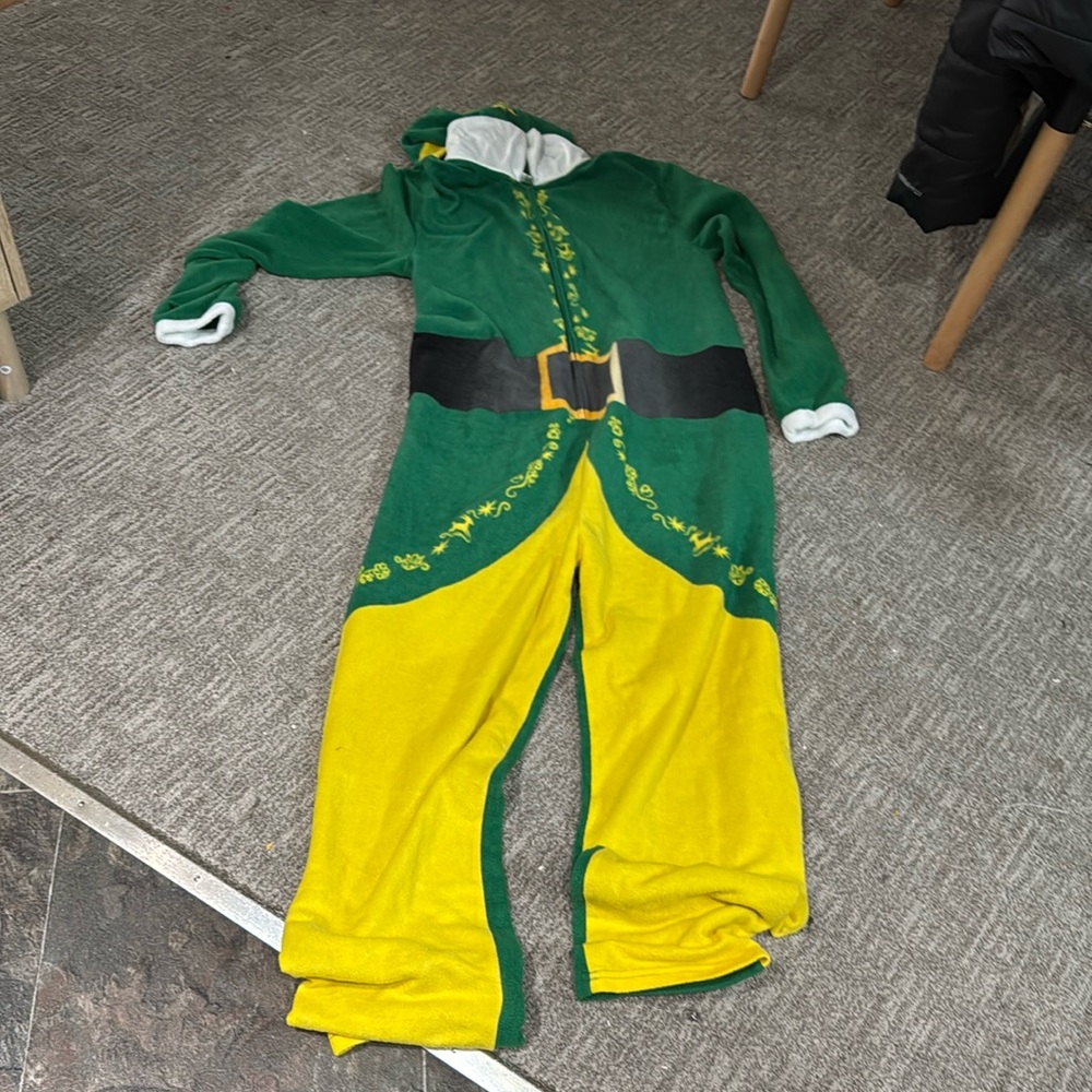 Elf onesie adult large preowned
